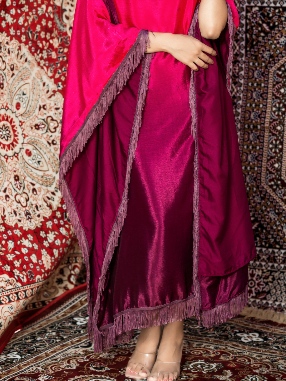 Dark Fuchsia Aumbre Dress
