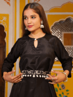 Black Banarasi silk brocade  Co-Ord set