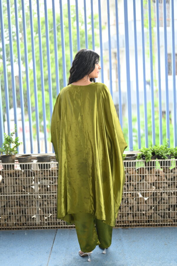 Olive green Kaftan set