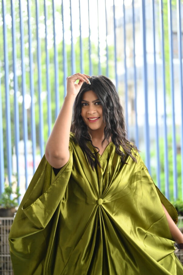 Olive green Kaftan set