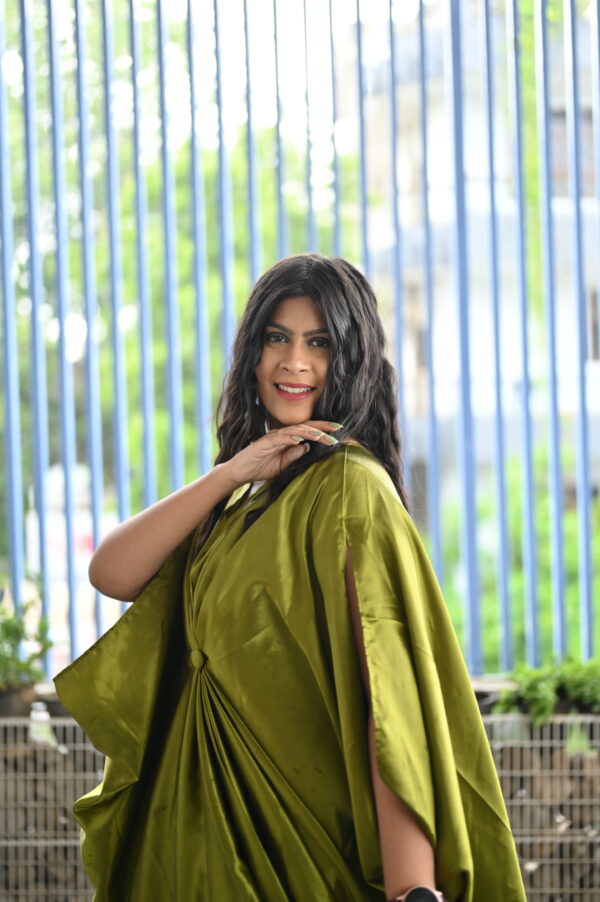 Olive green Kaftan set