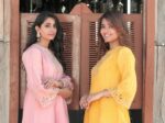 Musk Yellow Cut Work Kurta Set