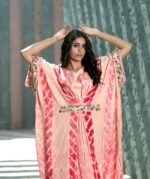 Misty Rose Kaftan Dress