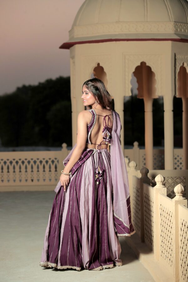 Fairy Tail Double Shade Lehenga Set