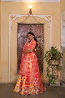 Dual Aumbre Embellished Lehenga Set