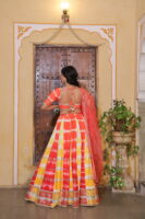 Dual Aumbre Embellished Lehenga Set
