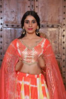 Dual Aumbre Embellished Lehenga Set
