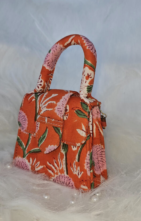 Hazara Block Print Mini Sling Bag