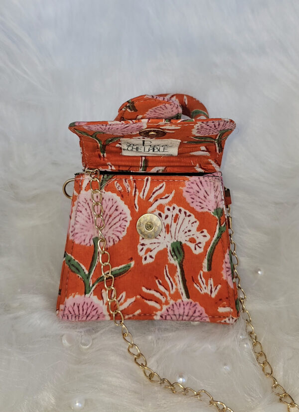 Hazara Block Print Mini Sling Bag