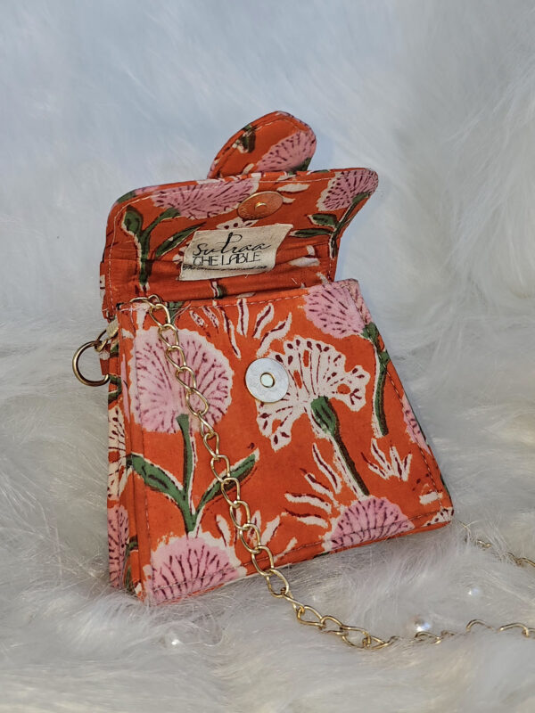 Hazara Block Print Mini Sling Bag