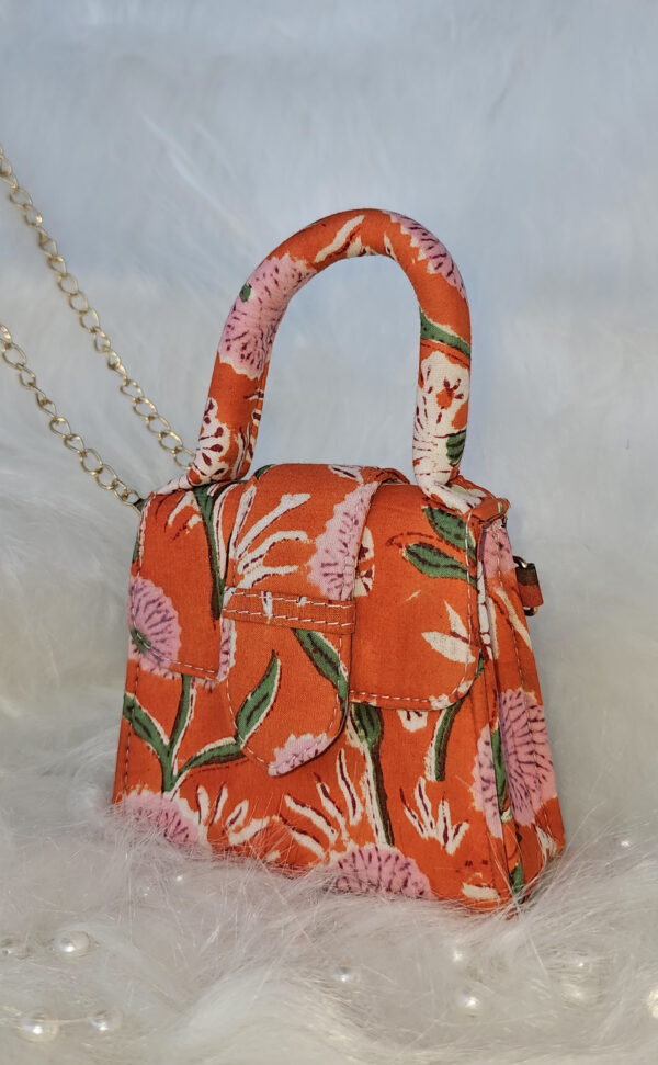 Hazara Block Print Mini Sling Bag