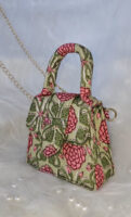 Gulab Block Print Mini Sling Bag