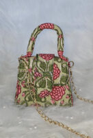 Gulab Block Print Mini Sling Bag