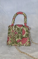 Gulab Block Print Mini Sling Bag